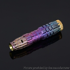 Comp Lyfe Comply Predator Style Titanium Alloy 18650 Mechanical Mech Mod - Anodic Oxidation D