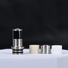 510 Drip Tip Set Titanium Alloy Base + 4 Mouthpieces for RTA RDA Tank