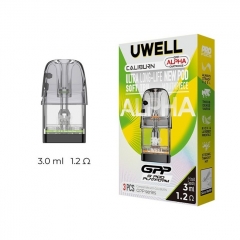 (Ships from Bonded Warehouse)Authentic Uwell Caliburn GPP Alpha Pod Cartridge 3ml 3pcs -  1.2ohm