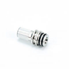 510 Drip Tip SS Base + Resin Mouthpiece for RTA RDA Tank - Transparent