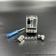 DOTSHELL V2 Style Rebuildable Tank with 5 Air Pins for DOTAIO Mod - Silver