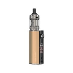 (Ships from Bonded Warehouse)Authentic Eleaf iStick X80 Kit with GTL X Tank - Matte Gold
