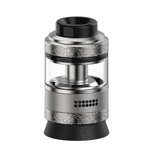 Authentic Thunder Cloud Coilturd AN Rebuildable Tank Atomizer 25mm RTA 3.5ml 4.5ml - Silver LE