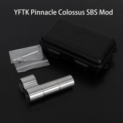 YFTK Pinnacle Colossus Side by Side SBS 18350 18650 Mech Mod - Silver YFTK Pinnacle Colossus Side by Side SBS 18350 18650 Mech Mod - Silver