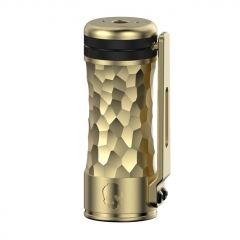 Authentic Thunder Cloud ＆ Vaping Bogan Bonza Pro 18650 20700 21700 Mechanical Mech Mod - Hammered Brass