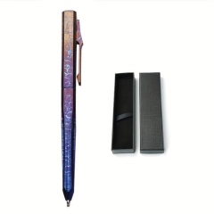 Titanium Tactical Pen Multi-Functional EDC Tool with Glass Breaker Self-Defense Signature Ballpoint Pen for Men Outdoor Business - Dazzling colors Titanium Tactical Pen Multi-Functional EDC Tool with Glass Breaker Self-Defense Signature Ballpoint Pen for Men Outdoor Business - Dazzling colors
