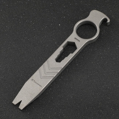 Mini Titanium Alloy EDC Multi Tool Portable Crowbar Nail Puller Wrench Bottle Opener Outdoor Camping Survival Equipment - Stonewashed Mini Titanium Alloy EDC Multi Tool Portable Crowbar Nail Puller Wrench Bottle Opener Outdoor Camping Survival Equipment - Stonewashed