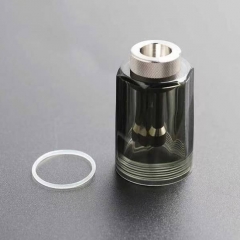 YFTK Diamond Tank for Fev Flash E-vapor V4.5 V4.5s+ Style RTA 5ml - Transparent Black YFTK Diamond Tank for Fev Flash E-vapor V4.5 V4.5s+ Style RTA 5ml - Transparent Black