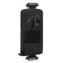 Multifunctional Compact EDC Organizer Pouch Tactical MOLLE Shoulder Strap Attachment Bag Suitable for Travel & Outdoor Sports - Black