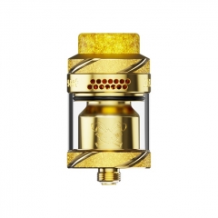 (Ships from Bonded Warehouse)Authentic Hellvape Dead Rabbit Solo 2 RTA 4ml - Gold