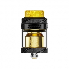 (Ships from Bonded Warehouse)Authentic Hellvape Dead Rabbit Solo 2 RTA 4ml - Black Gold