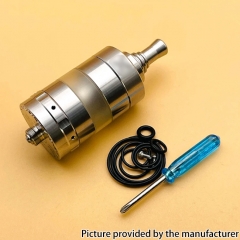 KF X Style 316SS 22mm MTL RTA Rebuildable Tank Atomizer 3ml - Silver KF X Style 316SS 22mm MTL RTA Rebuildable Tank Atomizer 3ml - Silver