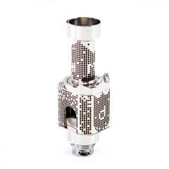 SXK Monarchy Crown Minimal TC Mini Style 316SS RBA Bridge with 8 Air Pins for Boro Tank Billet Mod - Silver D