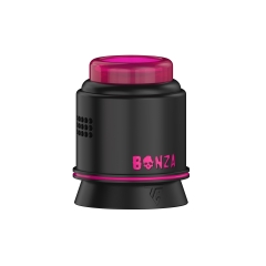 Authentic Thunder Cloud Bonza Pro RDA 25mm Atomizer 2ml - SS Black Pink (LE)