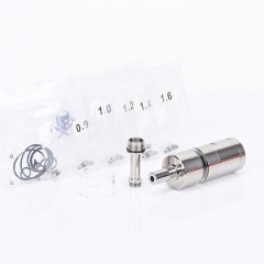 Ti Flash 4.5S+ Style 22mm RTA 4.5ml 6ml with 13 Air Pins Full Kit - Silver