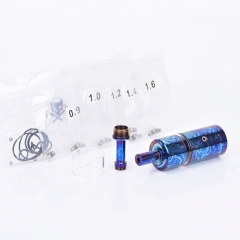 Titanium Sintering Process Flash 4.5S+ Style 22mm RTA 4.5ml 6ml with 13 Air Pins Full Kit