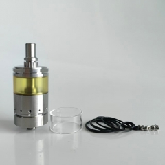 Rekavape Ghost Ring Style SS 22mm RTA Rebuildable Tank Atomizer 4ml - PEI Silver Rekavape Ghost Ring Style SS 22mm RTA Rebuildable Tank Atomizer 4ml - PEI Silver