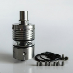 Rekavape Kuma V1.2 Style 22mm RTA 4.2ml with 9 Air Pins - Silver Rekavape Kuma V1.2 Style 22mm RTA 4.2ml with 9 Air Pins - Silver