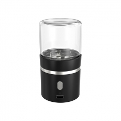 Mini Electric Herb Grinder Stainless Steel High Speed Crusher Portable Spice Grinding Machine Gift for Men - Black D Mini Electric Herb Grinder Stainless Steel High Speed Crusher Portable Spice Grinding Machine Gift for Men - Black D