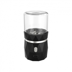 Mini Electric Herb Grinder Stainless Steel High Speed Crusher Portable Spice Grinding Machine Gift for Men - Black A Mini Electric Herb Grinder Stainless Steel High Speed Crusher Portable Spice Grinding Machine Gift for Men - Black A