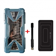 55 in 1 Magnetic Precision Screwdriver Set S2 Steel Bits Small Handle Magnetic Mat Multifunctional Repair Tool Kit - Light Blue 55 in 1 Magnetic Precision Screwdriver Set S2 Steel Bits Small Handle Magnetic Mat Multifunctional Repair Tool Kit - Light Blue