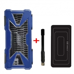 55 in 1 Magnetic Precision Screwdriver Set S2 Steel Bits Small Handle Magnetic Mat Multifunctional Repair Tool Kit - Dark Blue 55 in 1 Magnetic Precision Screwdriver Set S2 Steel Bits Small Handle Magnetic Mat Multifunctional Repair Tool Kit - Dark Blue